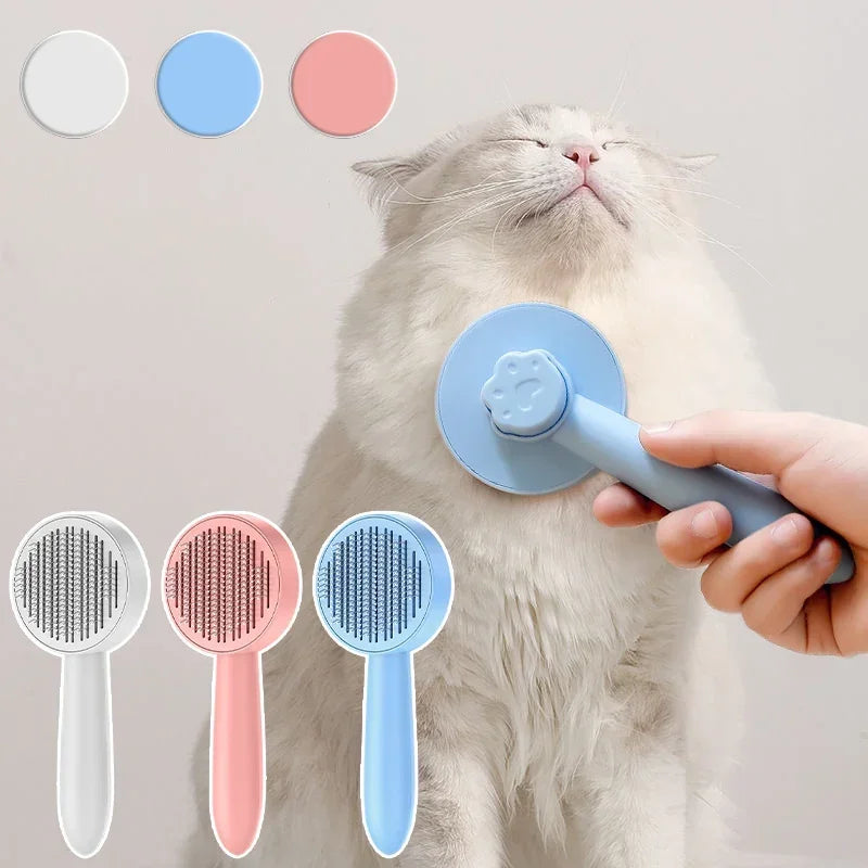 Brosse Autonettoyante 1 Clic — Chien & Chat