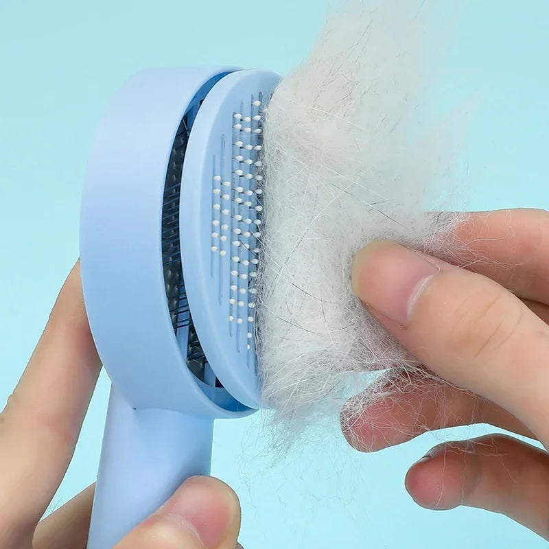Brosse Autonettoyante 1 Clic — Chien & Chat